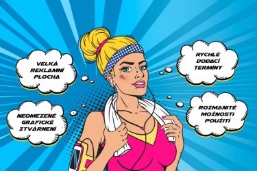 Sportovní ručníky s plnobarevným potiskem - buďte vidět!