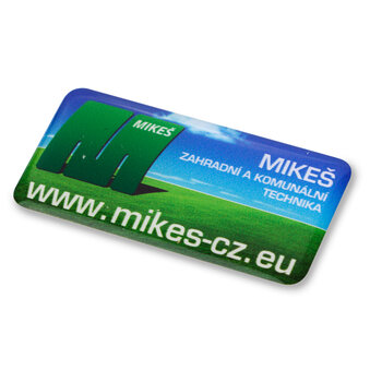 3D pryskyřicové samolepky DOMING