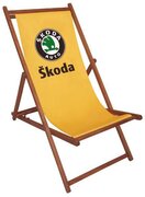 ŠKODA lehátka s potiskem